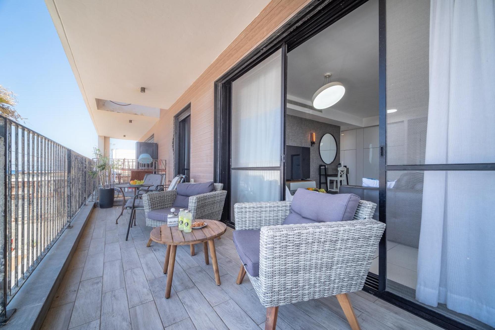 Bat Galim Full Sea View Balcony By Sea N' Rent Lejlighed Haifa Eksteriør billede
